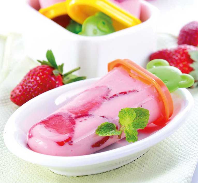 Es Lolipop Stroberi Yoghurt