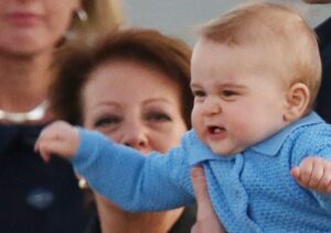 Ekspresi Lucu dari Prince George