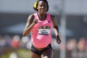 Hamil, Atlet Wanita Lari 800 Meter