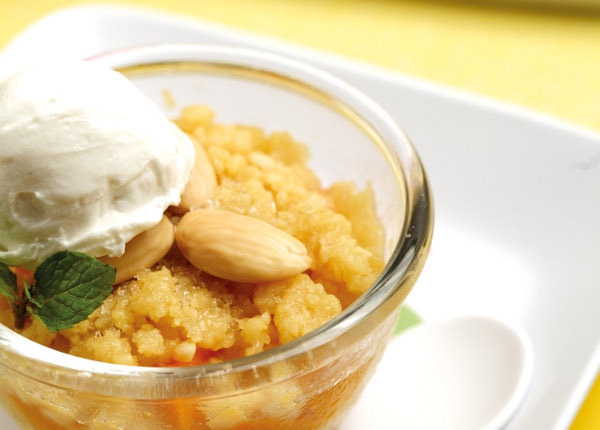 Peach and Apple Cobbler