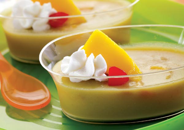Mango Soya Pudding