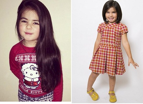 Batita Mendonasikan Rambutnya untuk Penderita Kanker