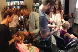 Ayah Ikuti Kelas Tata Rambut Demi Sang Putri