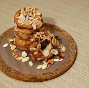 Chocolate Almond Doughnut