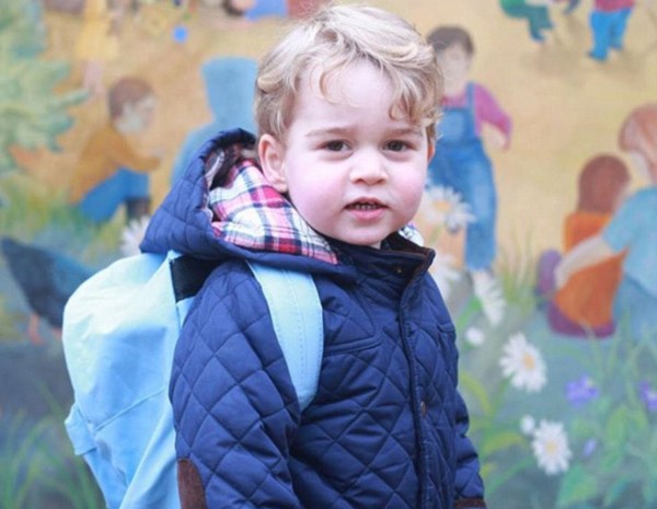 Lucunya Gaya Prince George Saat Masuk Sekolah