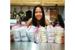 Seorang Ibu Menyumbangkan 16 Galon ASI