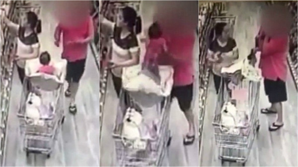 Awas! Bayi Hampir Diculik di Supermarket