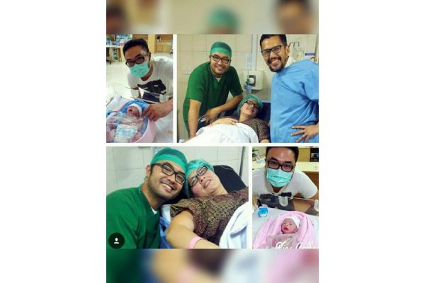 Anak Kembar Cynthia Lamusu &#038; Surya Saputra