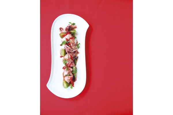 Cumi Tumis Tomat Hijau