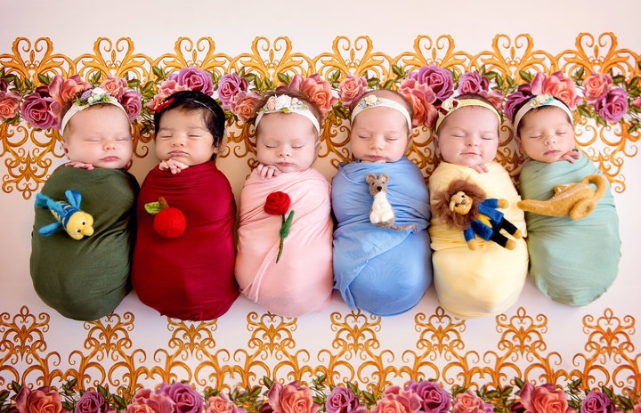 Duh, Lucunya Bayi-Bayi Berfoto Ala Princess Disney Ini!
