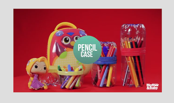 DIY Tempat Pensil dari Botol Bekas