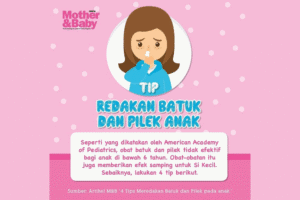 Tips Meredakan Batuk & Pilek Anak