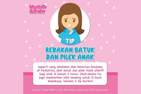 Tips Meredakan Batuk &#038; Pilek Anak