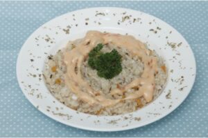 Resep MPASI Lezat: Nasi Keju Butternut Dori