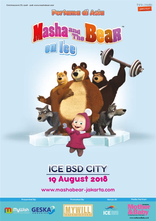 Marsha and The Bear On Ice