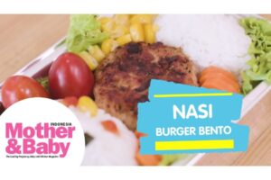 Nasi Burger Bento untuk Si Kecil