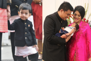 Gemasnya Dua Cucu Presiden Jokowi saat Hari Kemerdekaan