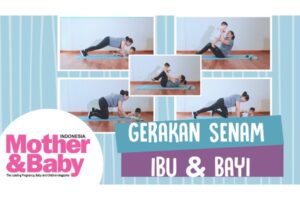 Senam Lantai bersama Bayi
