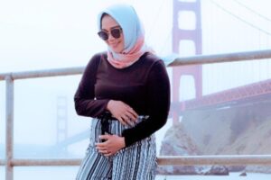 Hamil 7 Bulan, Sheza Idris Nekat Pulang Ke Indonesia