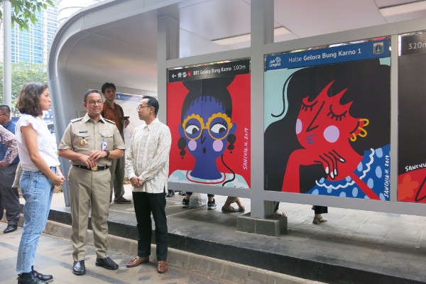 Nikmati Karya Seni di Sepanjang Jalan Jenderal Sudirman