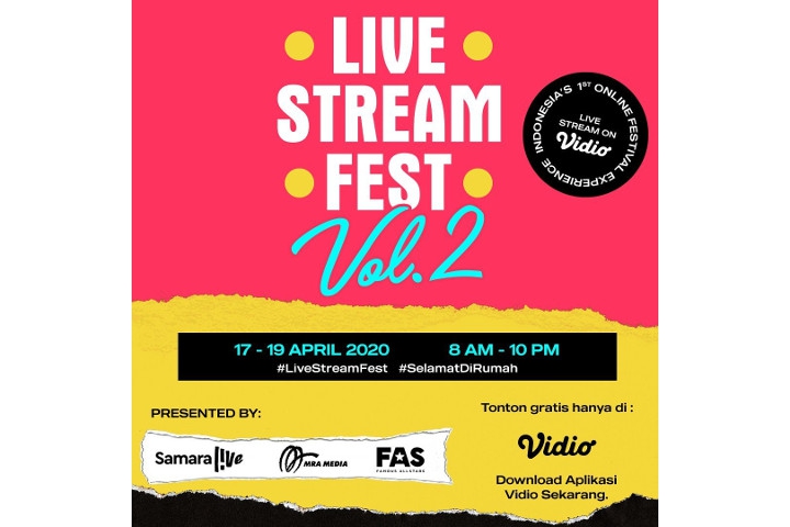 Live Stream Fest Vol. 2 Kembali Hibur Anda di Rumah
