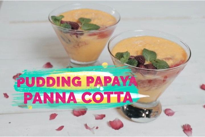 Menu Buka Puasa Keluarga: Pudding Papaya Panna Cotta