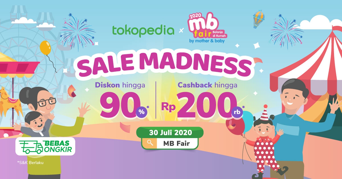 Serbu Diskon di MB Fair Belanja di Rumah Bersama Tokopedia!