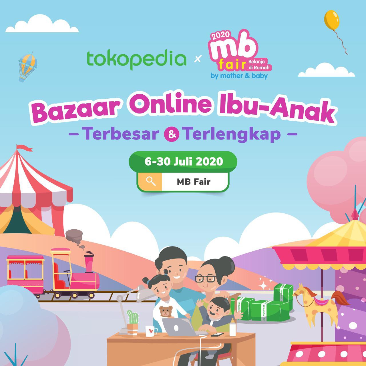 Sejuta Promo di MB Fair Belanja di Rumah Bersama Tokopedia