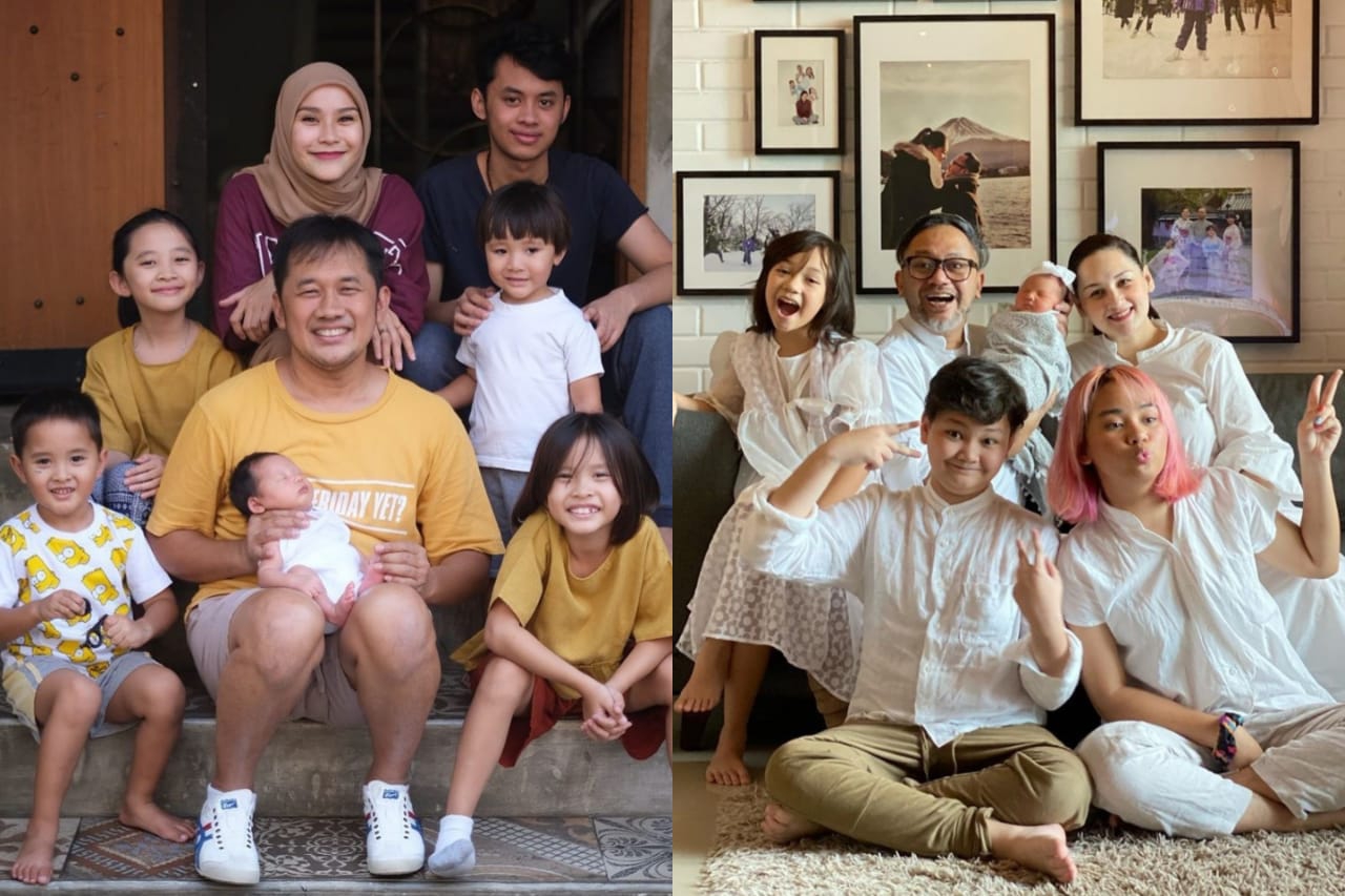 Deretan Selebriti yang Memiliki Anak Lebih dari 3 Orang