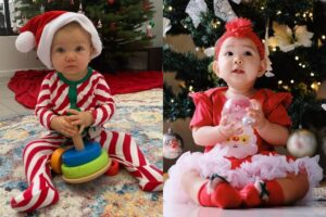 Menggemaskan, Intip Gaya Busana Anak Artis saat Perayaan Natal