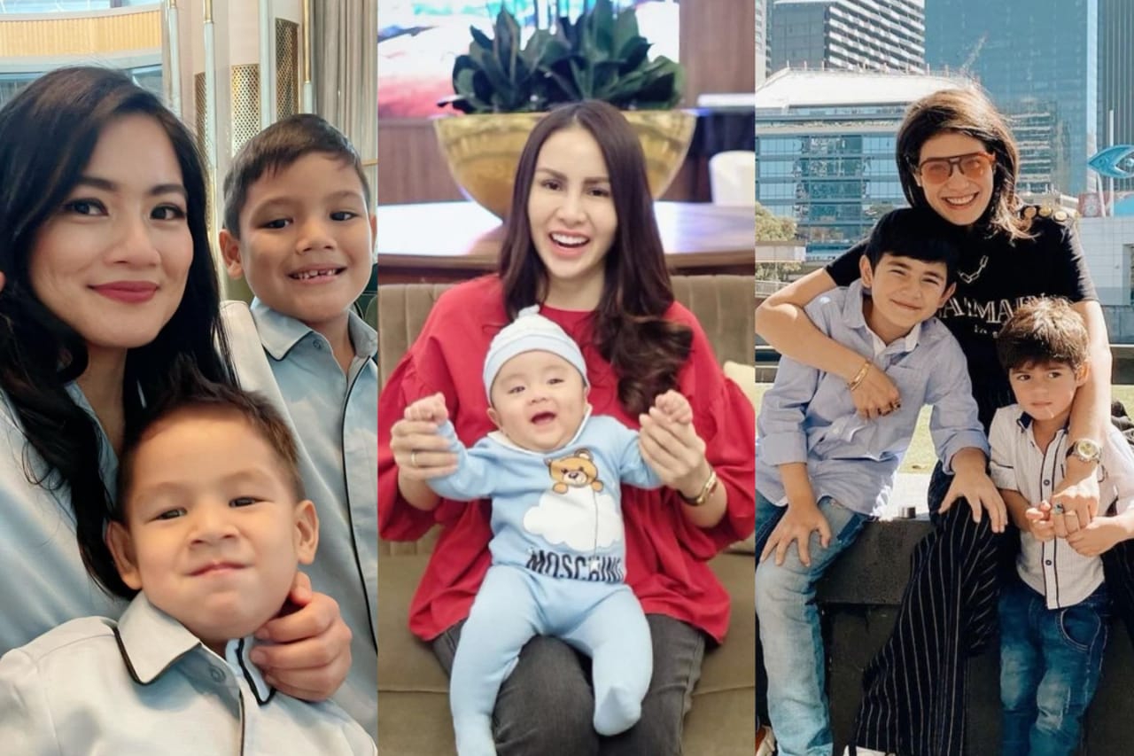 Momen Kedekatan Celebrity Moms dengan Anak Laki-lakinya