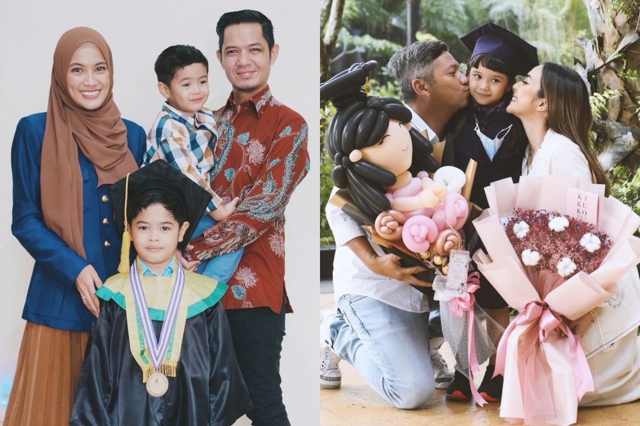 Potret Keceriaan Perayaan Wisuda TK Para Anak Selebriti