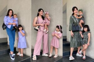 Potret Gaya Kompak Alice Norin dengan Kedua Anaknya