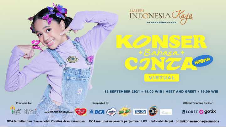Konser Virtual Bahasa Cinta, Hiburan Istimewa dari Neona