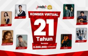 Rayakan Ultah, IRadio Adakan Konser Virtual 21 Tahun Mengudara