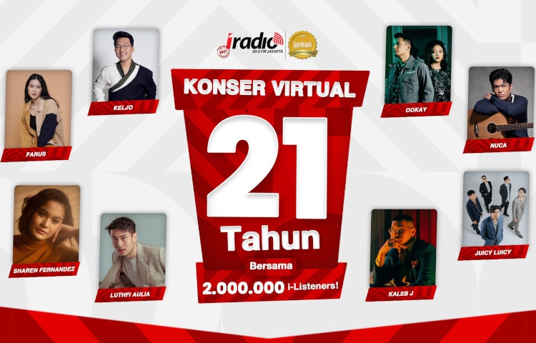 Rayakan Ultah, IRadio Adakan Konser Virtual 21 Tahun Mengudara