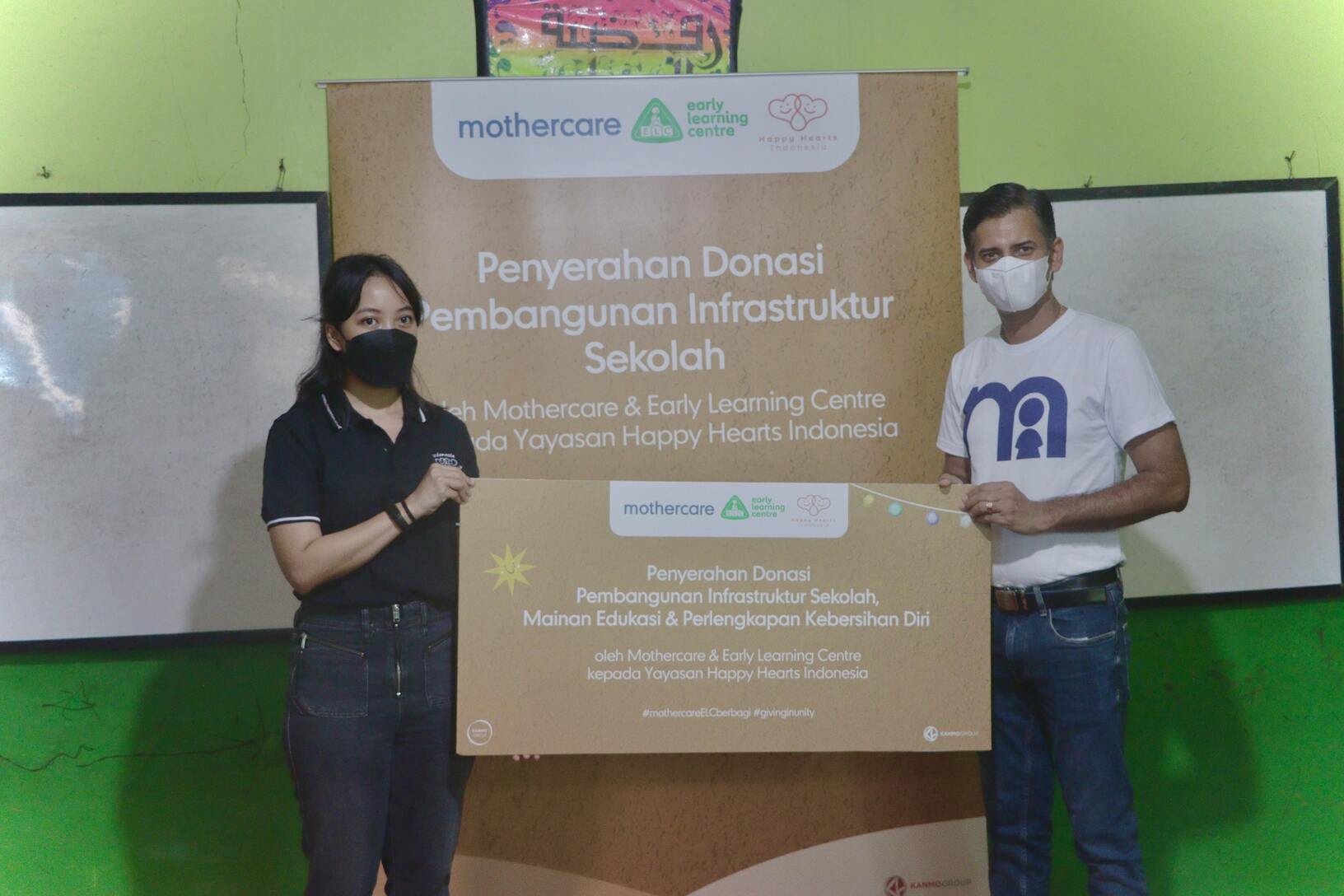 Kolaborasi Mothercare, Early Learning Centre, dan Happy Hearts Indonesia untuk Perbaiki Infrastruktur Sekolah