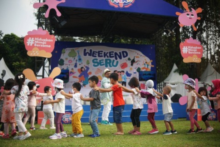 4.500 Orang Tua dan Anak-anak Ramaikan Weekend Seru Festival Hari Anak 2022