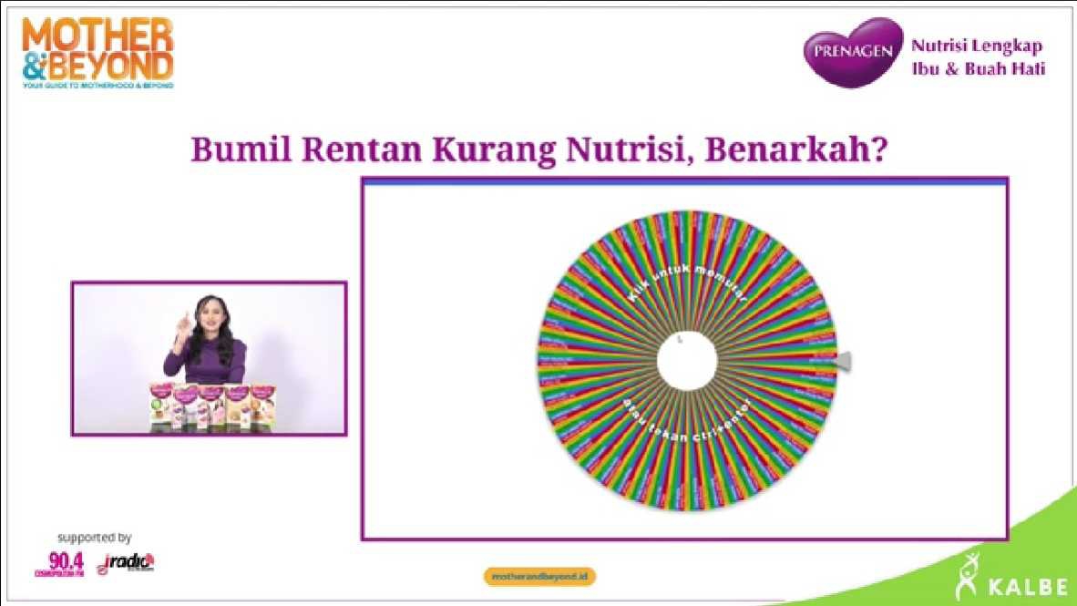 Belajar Soal Nutrisi Ibu Hamil  dan Seru-seruan Bareng di Webinar M&B X PRENAGEN