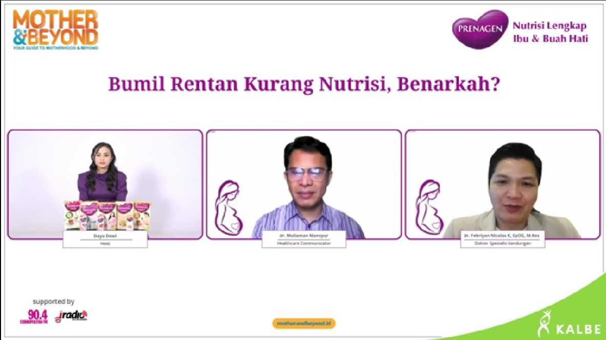 Belajar Soal Nutrisi Ibu Hamil  dan Seru-seruan Bareng di Webinar M&B X PRENAGEN