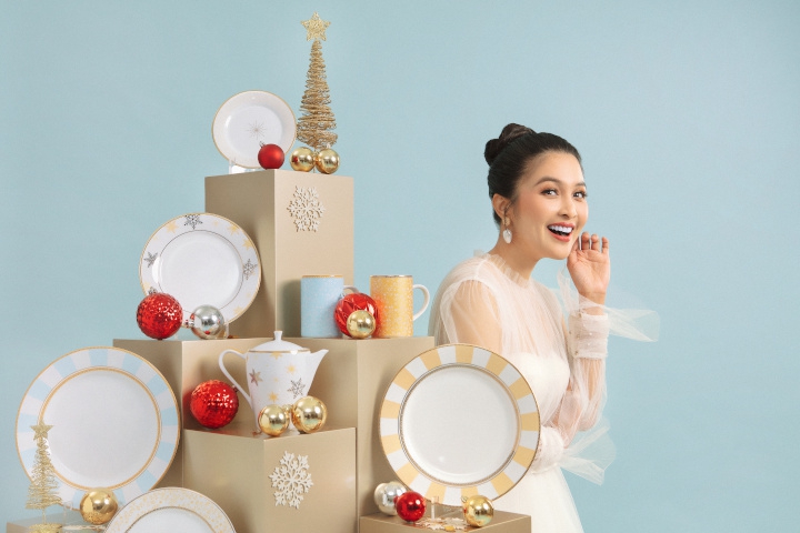 Sambut Akhir Tahun, ZEN Tableware Gandeng Sandra Dewi Rilis Koleksi Timeless Luxury