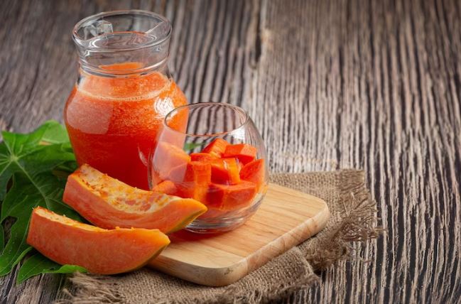 pepaya menghilangkan flek hitam