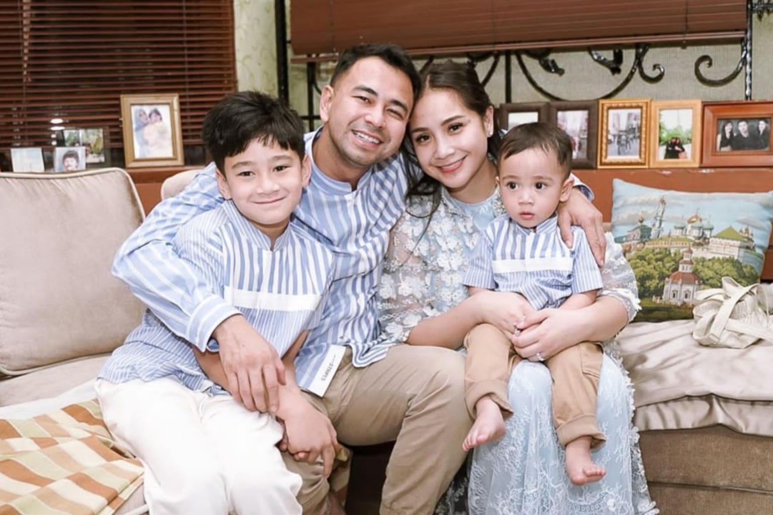 Lebaran keluarga Raffi Ahmad dan Nagita Slavina
