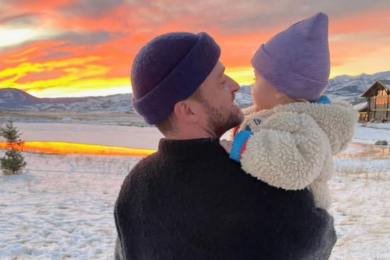 Justin Timberlake dan anaknya