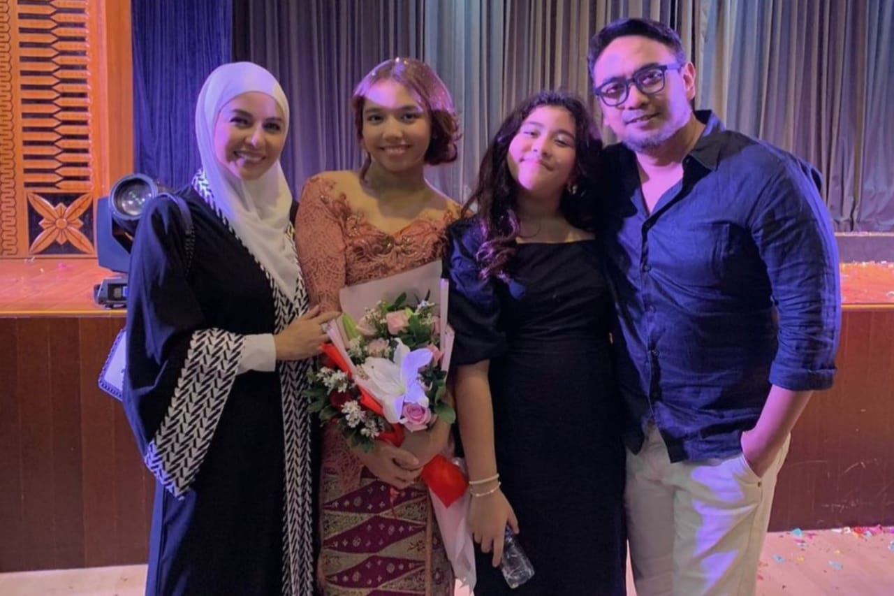 Meisya Siregar hadir di Acara Kelulusan Sekolah Anak