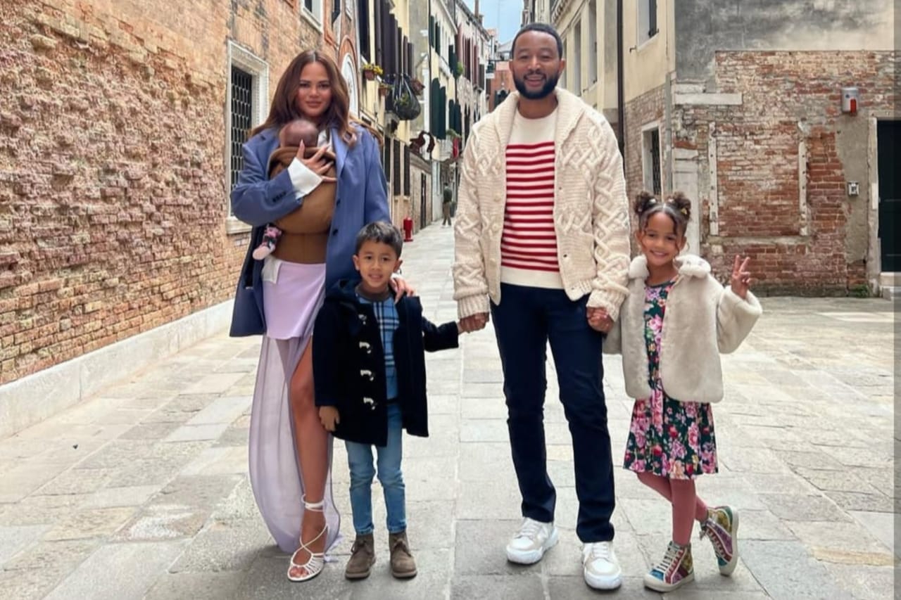 John Legend dan anak-anaknya