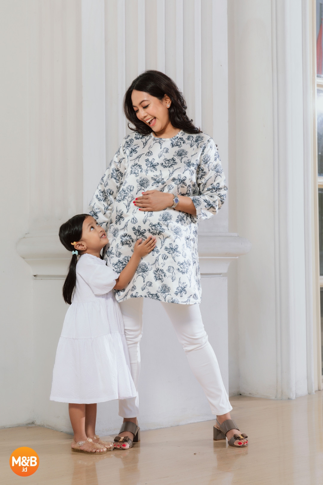 dokter dinda yang hamil dan anak keduanya